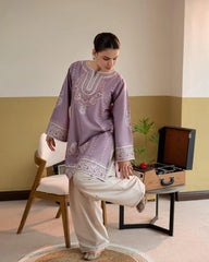 Qaifa Emb Farshi Shalwar Set