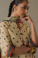 Coco by Zara Shahjahan Prints Unstitched Linen Suits 3 Piece CZS25PW Paper Moon D-3B – Winter Collection
