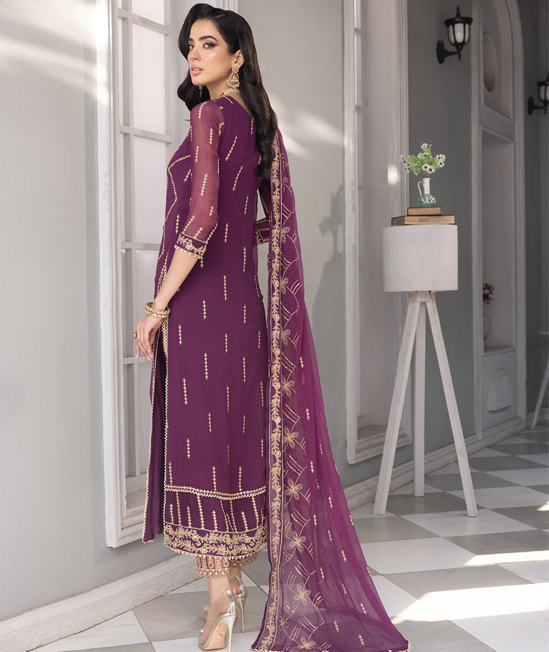 Merakish Luxury Chiffon Embroidered’23 – ST23-MK6 Marjanda