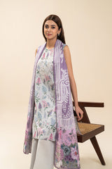 Beechtree Unstitched Embroidered Lawn 3 Piece Suit – LILAC AFFAIR – Summer Collection