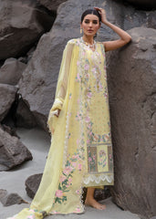Crimson by Saira Shakira Embroidered Lawn Suits Unstitched 3 Piece CR2LS – Believe In Her – Topaz Yellow