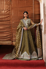 Kaashvi by Ayzel Unstitched Net Embroidered Suits 3 Piece AAF25KW JHANVI AZW-25-V2-06 – Wedding Collection