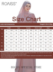 2 Pcs Women's Abaya Robe Dress and Headscarf Set, Solid Color Floral Embroidery Lace Long Sleeves Abaya Traditional Wear, Pink, Suitable for Spring Summer Outfit.