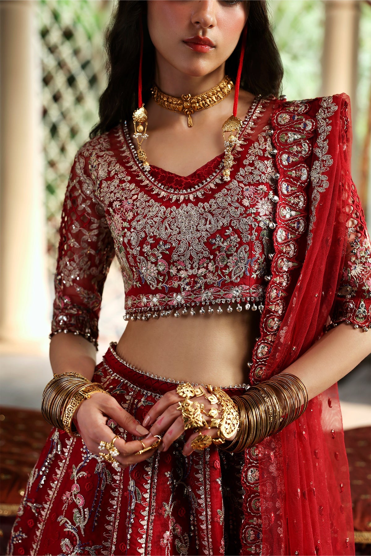 Shehnai By Afrozeh Embroidered Organza Suits Unstitched 3 Piece AF25SA D-03 Sheen – Wedding Collection