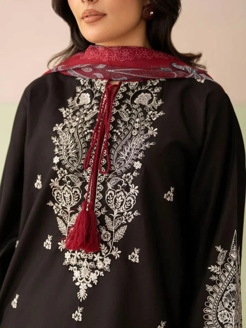 Pearl Emb Farshi Shalwar 3pc