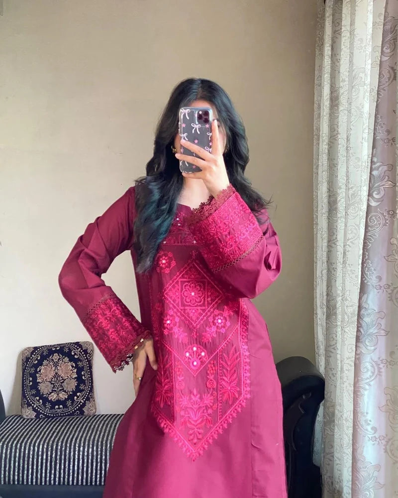 Roha Embroidered 3pc