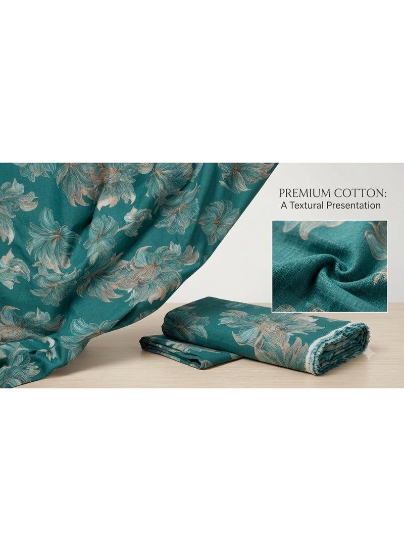 Women Unstitched Silk-Blend Fabric for Jalabiya & Kandura – Premium Cotton Arabic Dress Material (3m Length x 1.4m Width)