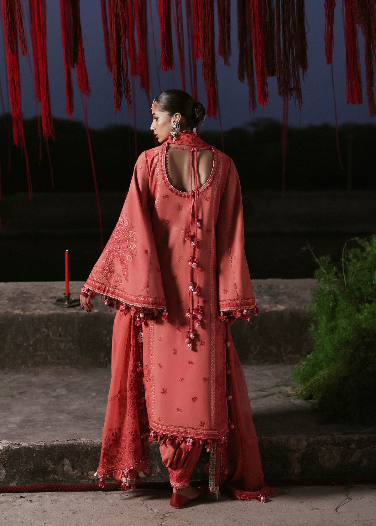 Hussain Rehar Luxury Unstitched Winter Embroidered Suits 3 Piece HRR25K Amani – Winter Collection