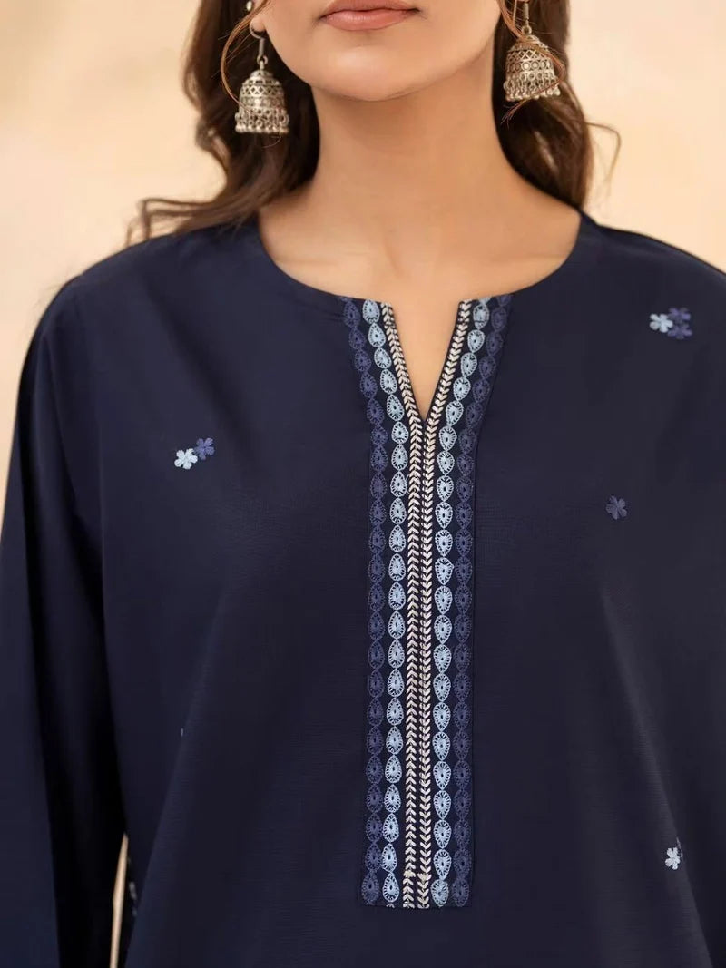 Trop Emb Farshi Shalwar 3pc