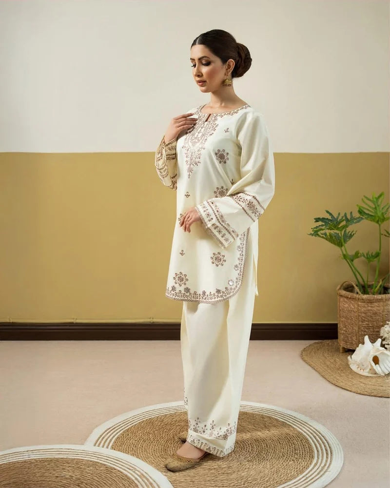 Saaz Emb Farshi Shalwar Set