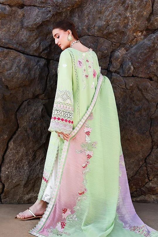 Saira Shakira Embroidered Lawn Suits Unstitched 3 Piece CR2LS – NOOR-2-B