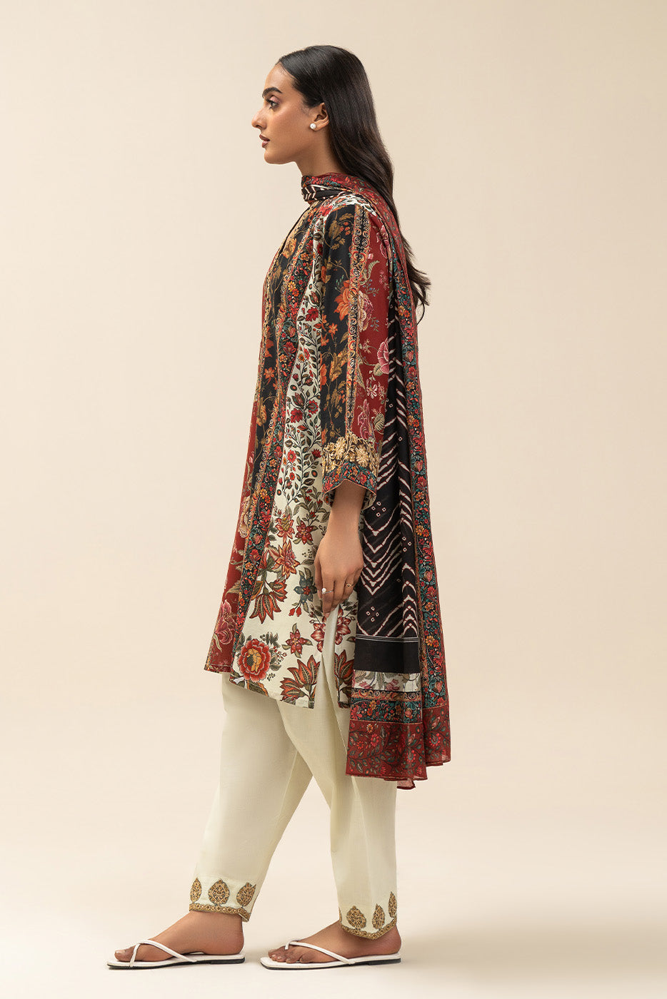Beechtree Unstitched Embroidered Lawn 3 Piece Suit – NEW HERITAGE – Summer Collection