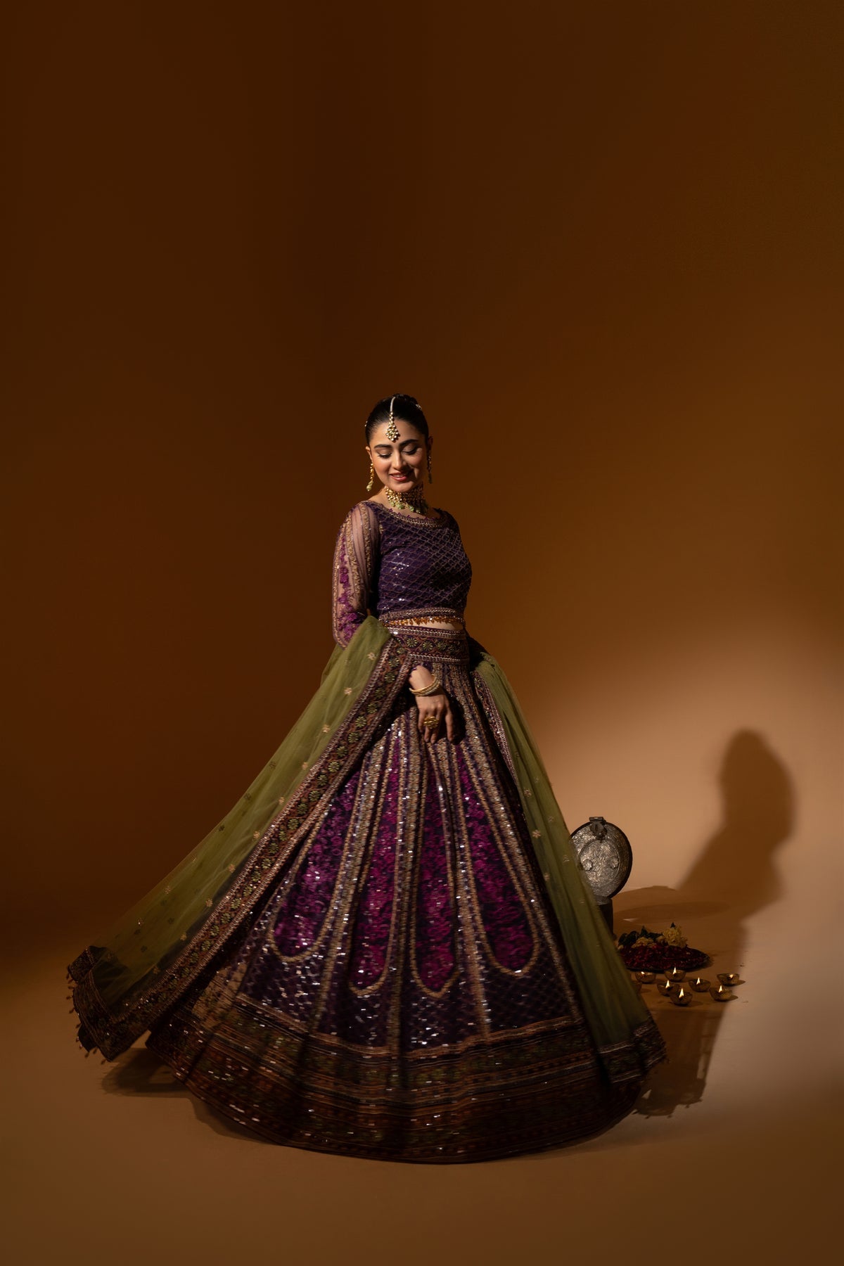 Hem-Stitch Luxury Unstitched Wedding Collection – Rani-05
