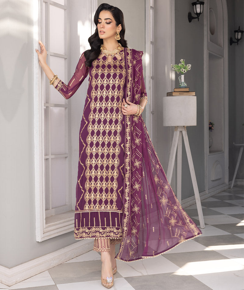 Merakish Luxury Chiffon Embroidered’23 – ST23-MK6 Marjanda