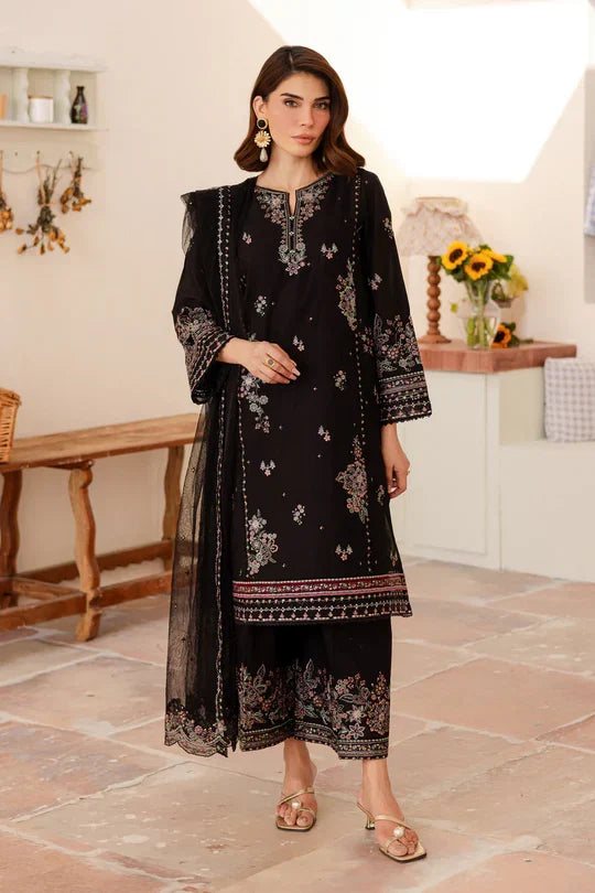 Mai tai 3Pc - Embroidered Khaddar Dress