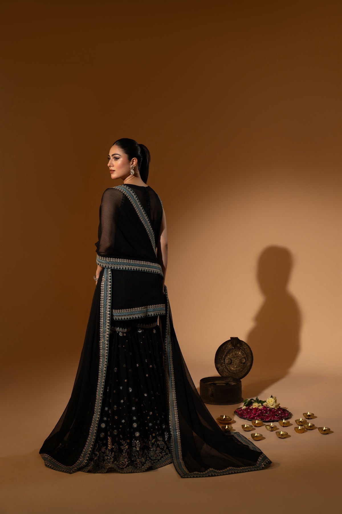 Hem-Stitch Luxury Unstitched Wedding Collection – Noori-07