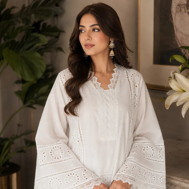 Pristine ChikanKari Set 2pc