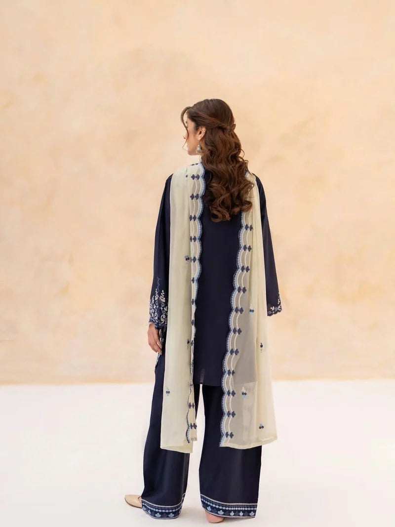 Trop Emb Farshi Shalwar 3pc