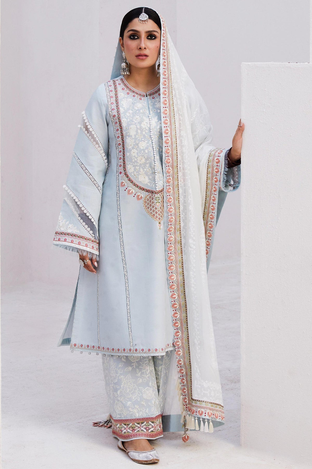 Zara Shahjahan Embroidered Jacquard Suits Unstitched 3 Piece ZS24SS D-15B Dilara-