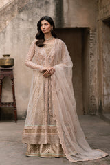 Luxe by Azure Embroidered Chiffon Suit Unstitched 3 Piece AZU24L Ethereal Majesty - Formal Collection