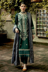 Qline by Qalamkar Embroidered Lawn Suits Unstitched 3 Piece QLM20Q NW-04 - Luxury Collection