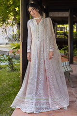 Roohi By Mushq Embroidered Organza Suit Unstitched 4 Piece MQ24R Anika - Luxury Collection-