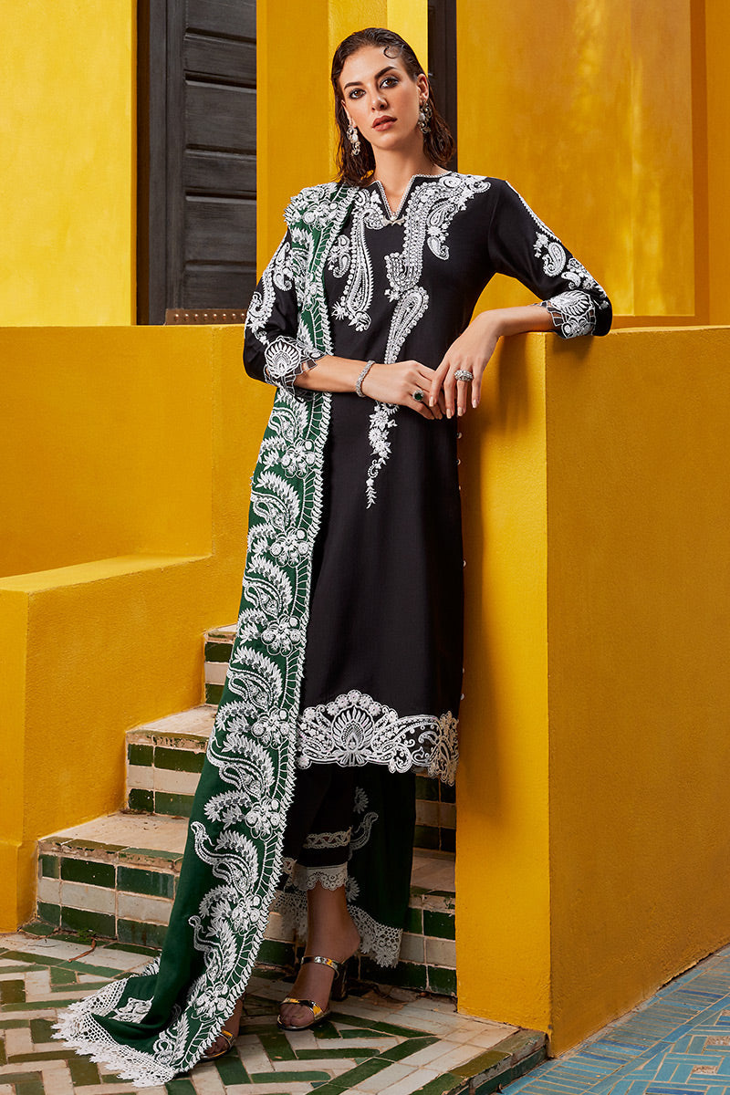 Mushq - Moroccan Dream Embroidered Suits Unstitched 3 Piece MQ23MD MNW-06 Imane -