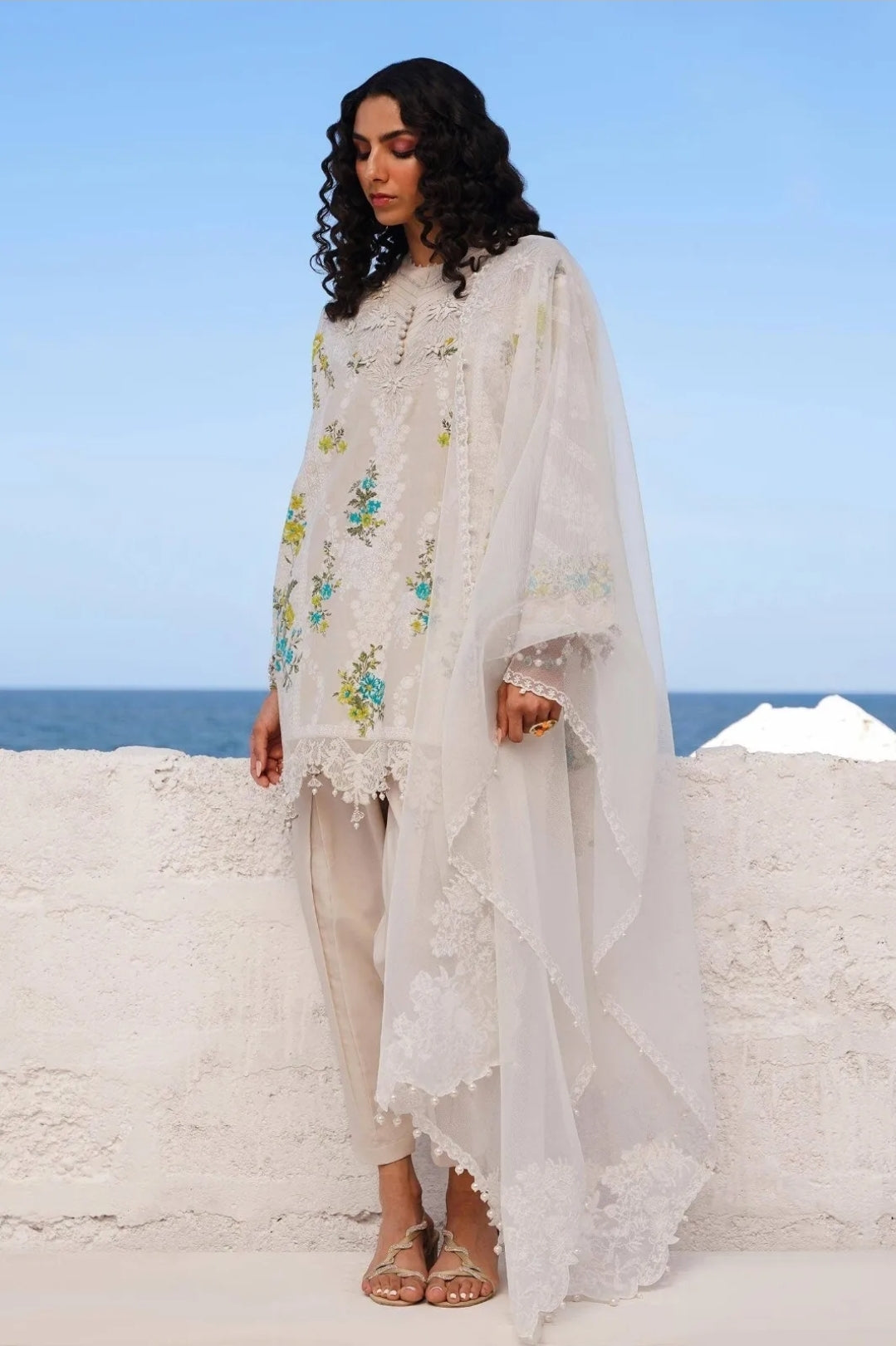 Sana Safinaz Luxury Muzlin Embroidered Lawn - 20A