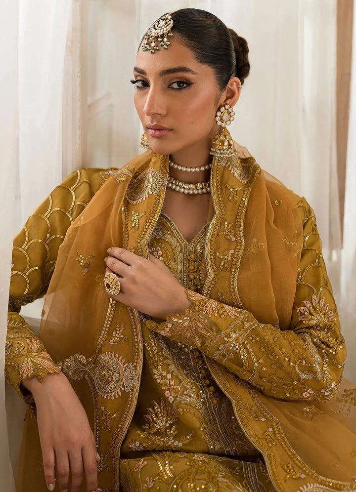 Sauve by Emaan Embroidered Organza Suit Unstitched 3 Piece EA24S Zoe – Summer Collection