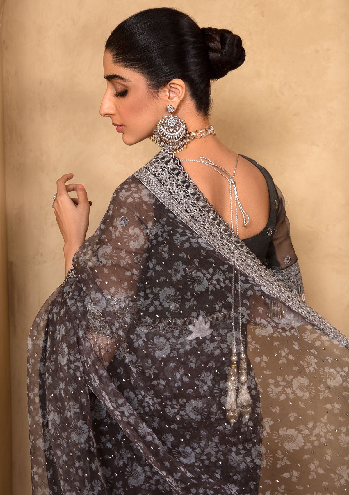Jahan Aara by Nayab Premium Unstitched Saree NS-002 JAIPUR