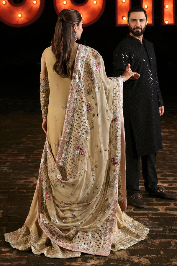 Jhoomro by Nureh Wedding Embroidered Chiffon Suits Unstitched 4 Piece NU25JF NL-85 – Formals Collection
