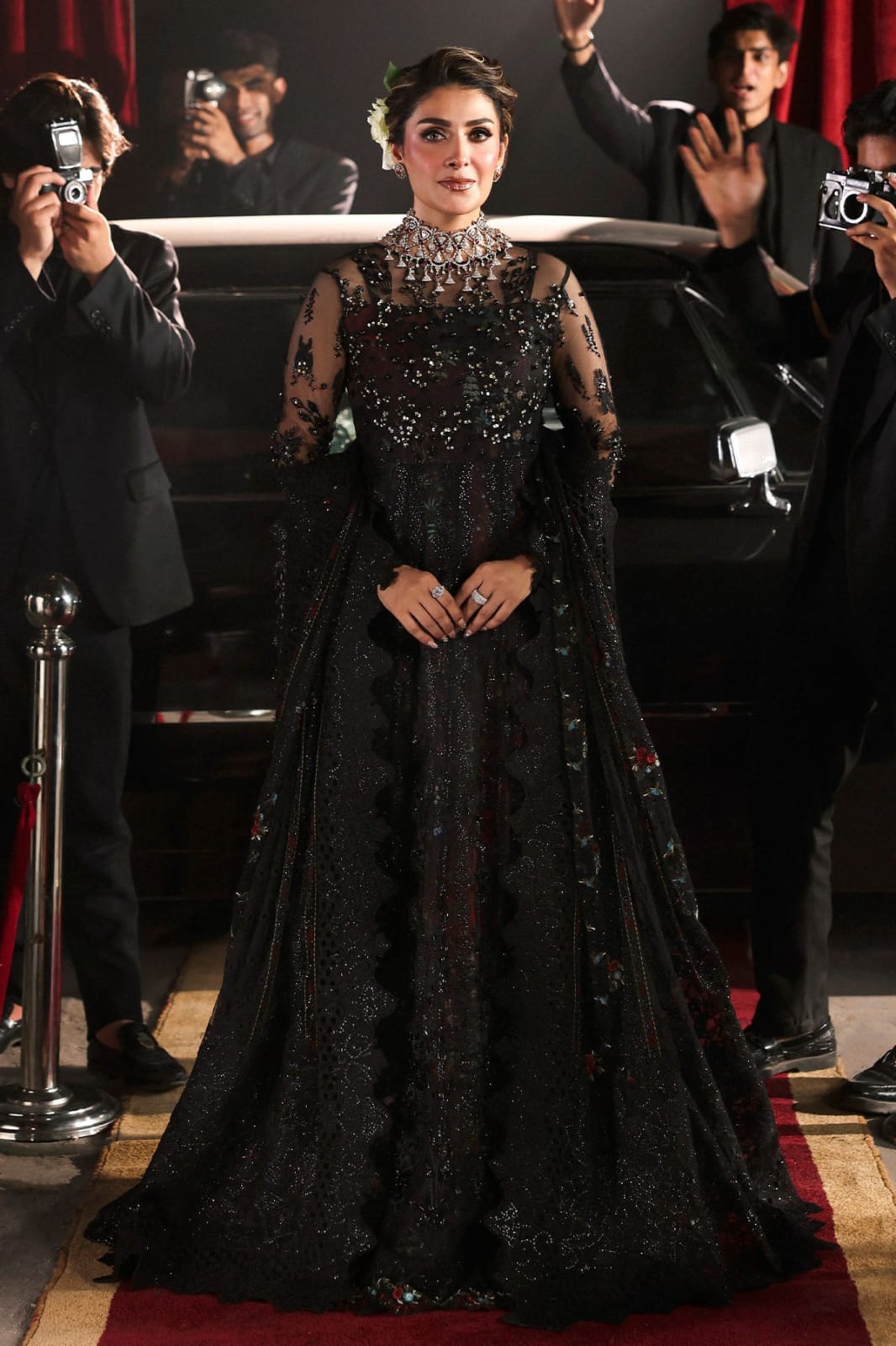 Jhoomro by Nureh Wedding Embroidered Net Suits Unstitched 4 Piece NU25JF NL-87 – Formals Collection