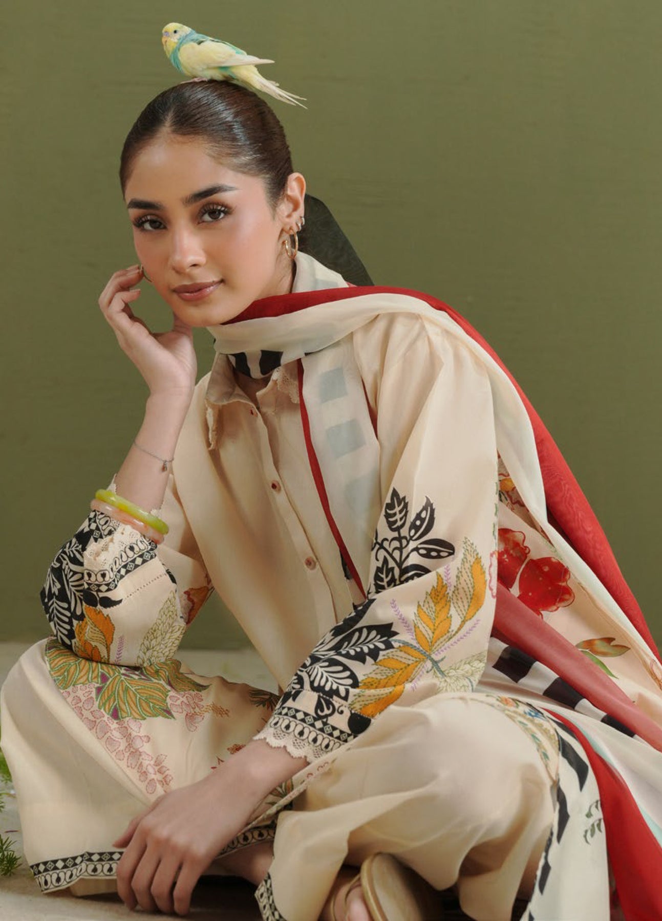 Coco by Zara Shahjahan Unstitched Printed Lawn 3 Piece Suit CZS26PS ZCP-26 03 A – Summer Collection