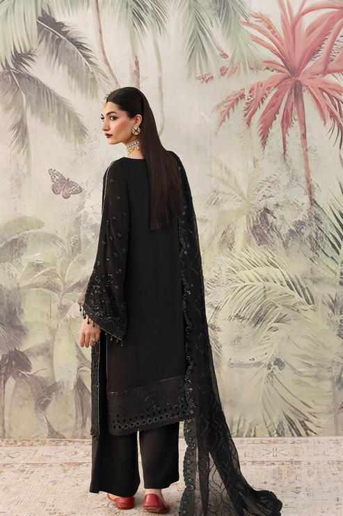 Romansiyyah by Emaan Adeel Embroidered Chiffon Suits Unstitched 3 Piece EA25RLF Zareenah – Formals Collection