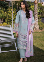 Rang Rasiya - Florence Embroidered Lawn Suit Unstitched 3 Piece RR25F D-13 Alizeh - Summer Collection-