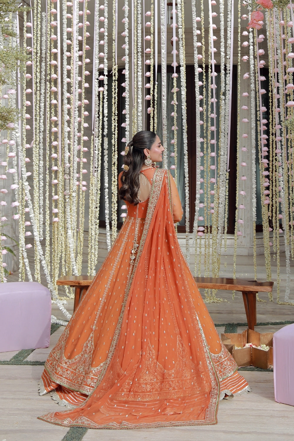Gulmina Wedding Embroidered Chiffon Suits Unstitched 3 Piece GLM25EU D-06 – Formals Collection