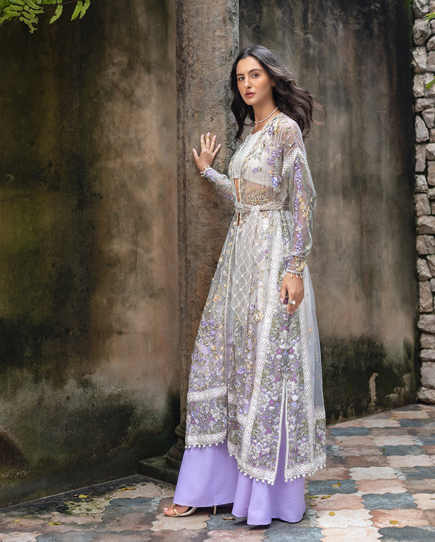 Lavie Haute by Esmel Unstitched Wedding Embroidered Net Suits 3 Piece EML25WU D-101 Naiora – Wedding Collection