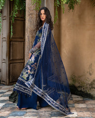 Lavie Haute by Esmel Unstitched Wedding Embroidered Net Suits 3 Piece EML25WU D-102 Seraine – Wedding Collection
