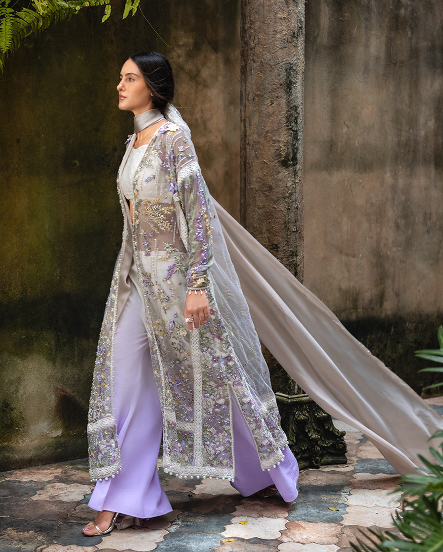 Lavie Haute by Esmel Unstitched Wedding Embroidered Net Suits 3 Piece EML25WU D-101 Naiora – Wedding Collection