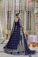 Gulmina Wedding Embroidered Chiffon Suits Unstitched 3 Piece GLM25EU D-04 – Formals Collection