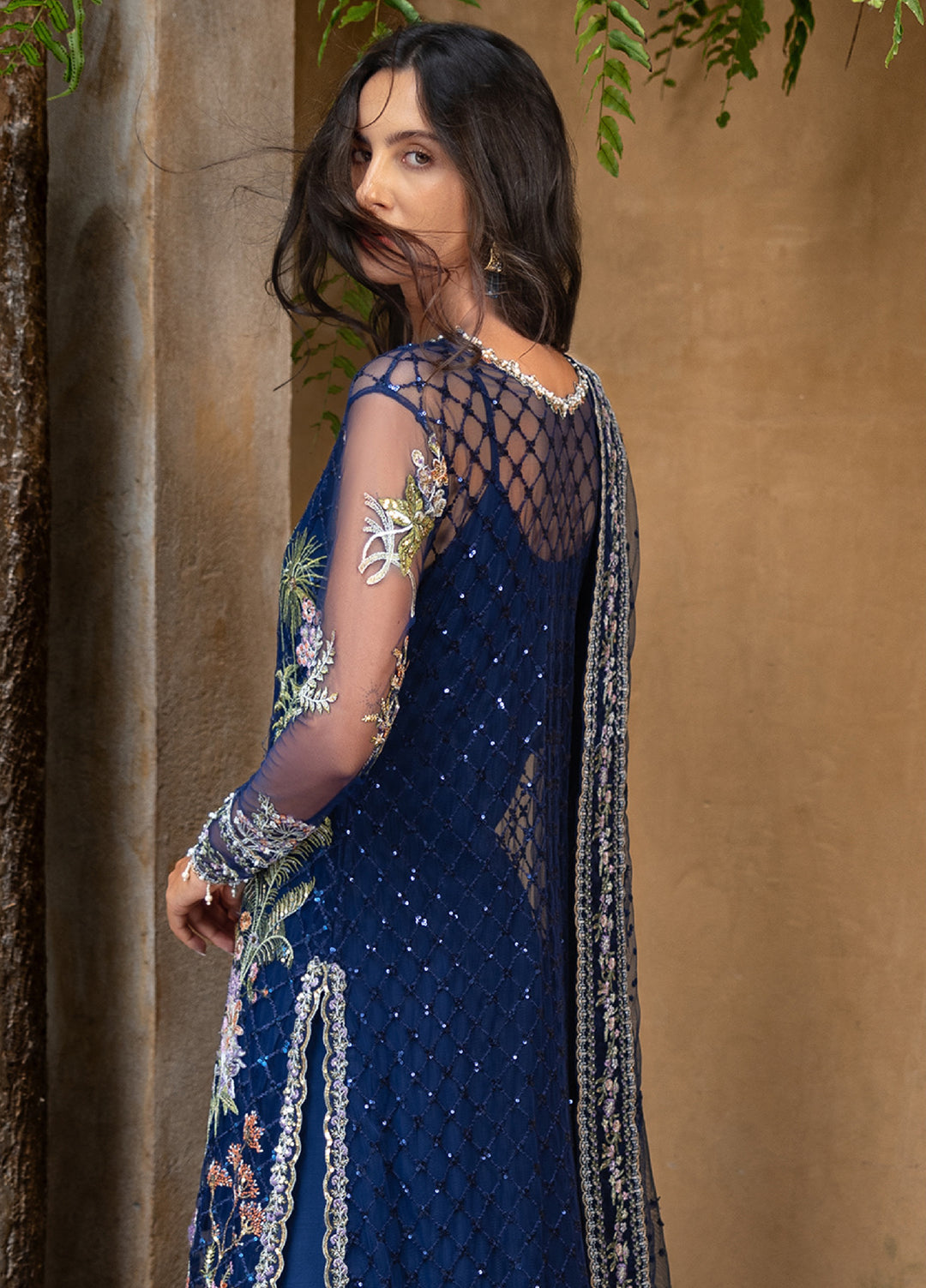 Lavie Haute by Esmel Unstitched Wedding Embroidered Net Suits 3 Piece EML25WU D-102 Seraine – Wedding Collection