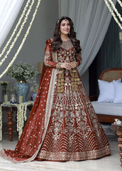 Gulmina Wedding Embroidered Chiffon Suits Unstitched 3 Piece GLM25EU D-01 – Formals Collection