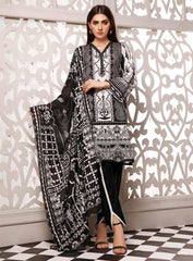 ZAVIYA BLACK &amp; WHITE PRINTS - 06