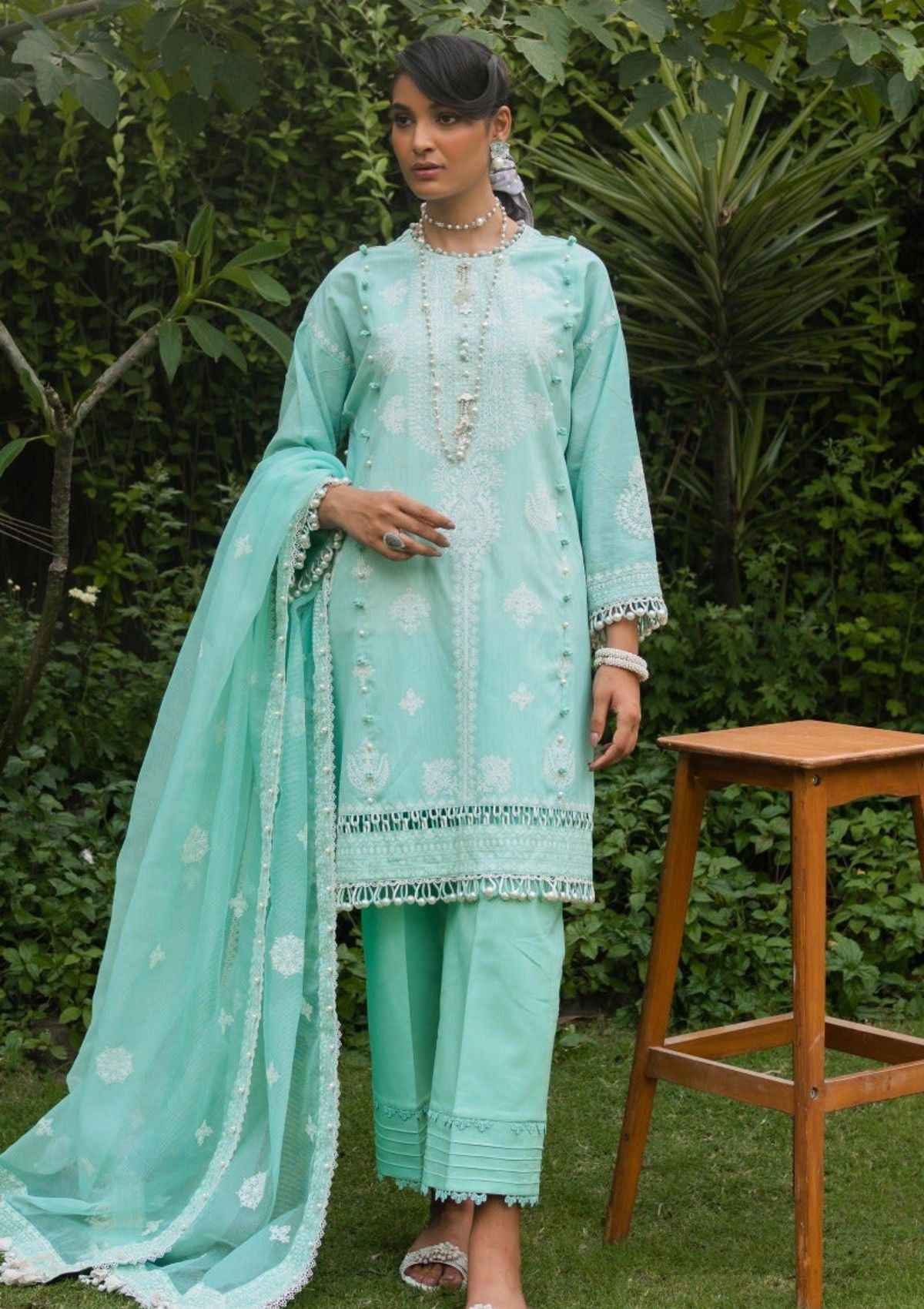 Sana Safinaz Luxury Muzlin Lawn Embroidered - 5B