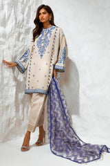 Sana Safinaz Luxury Muzlin Lawn Embroidered - M242-009A-CT