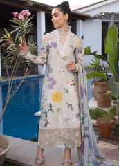 Meraki By Asifa and Nabeel Embroidered Lawn Suits Unstitched 3 Piece AN24M2 MK-16 Sarmayi - Summer Collection