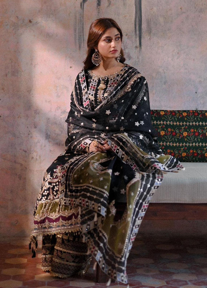 Sahiba By Qalamkar Embroidered Suits Unstitched 3 Piece QLM23SB Mahenoor – Luxury Formal Collection