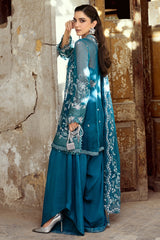 Qalamkar Embroidered Chiffon Suits Unstitched 3 Piece QLM25QC WC-04 Nessa – Formals Collection