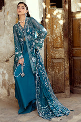 Qalamkar Embroidered Chiffon Suits Unstitched 3 Piece QLM25QC WC-04 Nessa – Formals Collection