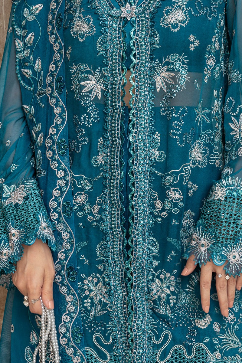 Qalamkar Embroidered Chiffon Suits Unstitched 3 Piece QLM25QC WC-04 Nessa – Formals Collection
